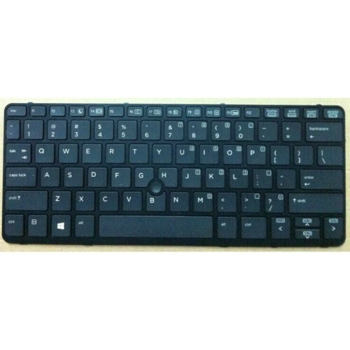 Refurbished Notebook keyboard for HP Elitebook 820 G1 820 G2 720 G1 720 G2 with pointstick with frame backlit Tweedehands