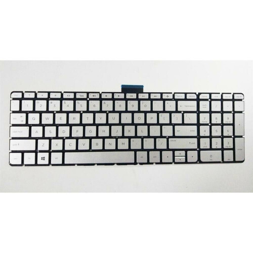 Refurbished Notebook keyboard for HP Envy 15-U000 without frame silver Tweedehands
