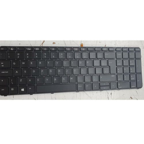 Refurbished Notebook keyboard for HP Probook 450 G3 455 470 G3 650 G4 with frame backlit big 'Enter' Tweedehands