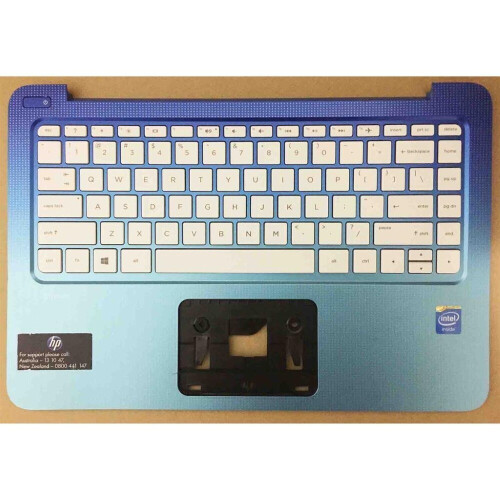 Refurbished Notebook keyboard for HP Stream 13-C with topcase touchpad blue Tweedehands