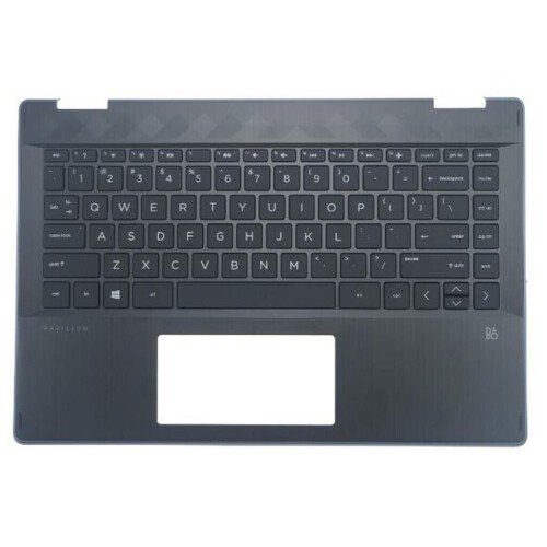 Refurbished Notebook keyboard for HP X360 14-DH with topcase pulled Tweedehands