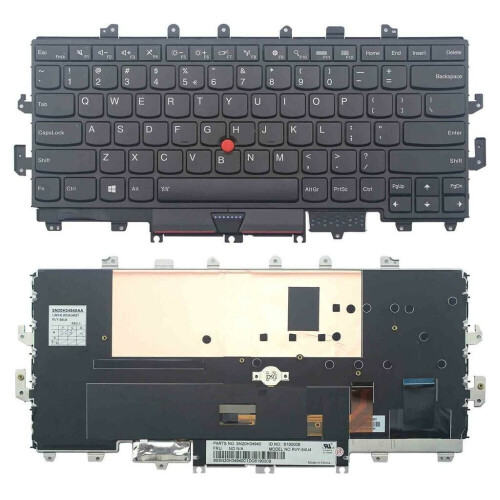 Refurbished Notebook keyboard for Lenovo ThinkPad X1 Yoga with backlit Tweedehands