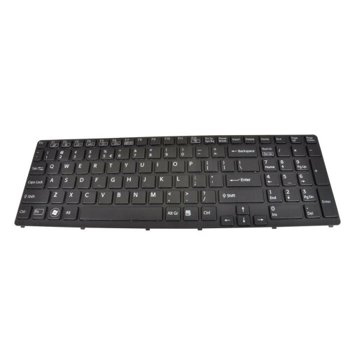 Refurbished Notebook keyboard for SONY SVE1511 black ,black frame with backlit Tweedehands