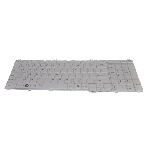 Refurbished Notebook keyboard for Toshiba Satellite C650 L650 L670 L750 L750D L775 L755 white Tweedehands