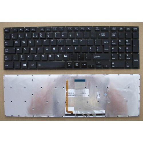 Refurbished Notebook keyboard for Toshiba Satellite P50 P50-A P50-B P55 P55-A backlit big Enter Tweedehands