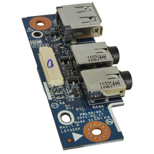 Refurbished Notebook USB Port Audio Jacks Board for Asus X53U K53U used Tweedehands