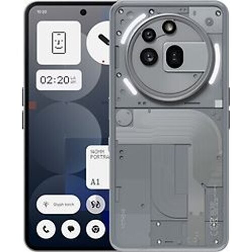 Refurbished Nothing Phone (3a) Pro Dual SIM 256GB griijs Tweedehands