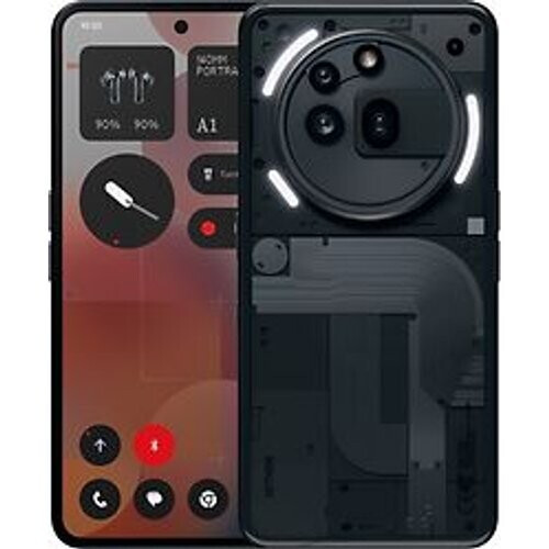 Refurbished Nothing Phone (3a) Pro Dual SIM 256GB zwart Tweedehands