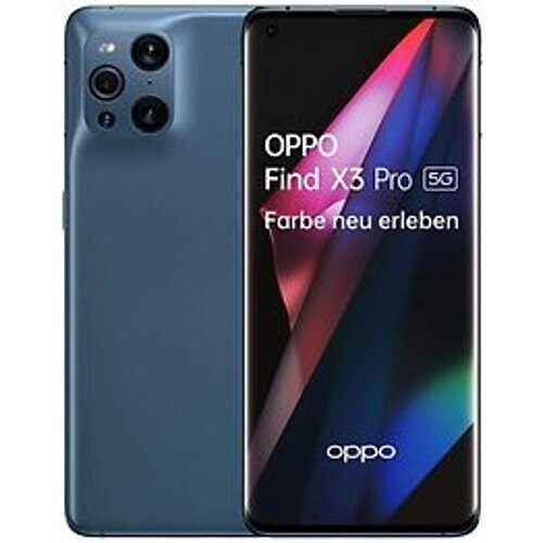 Refurbished Oppo Find X3 Pro Dual SIM 256GB blauw Tweedehands
