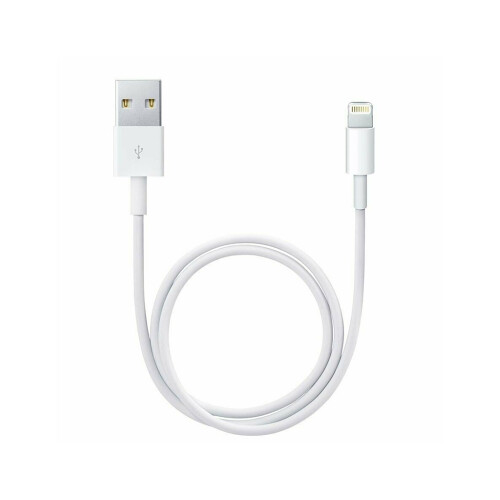 Refurbished Origineel Apple Lightning USB kabel voor iPhone, iPod en iPad, lengte 1.0m, MD818ZMA Tweedehands