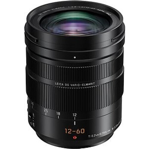 Refurbished Panasonic Leica DG VARIO Elmarit 12-60 mm F2.8-4.0 ASPH. POWER O.I.S. 62 mm filter (geschikt voor Micro Four Thirds) zwart Tweedehands