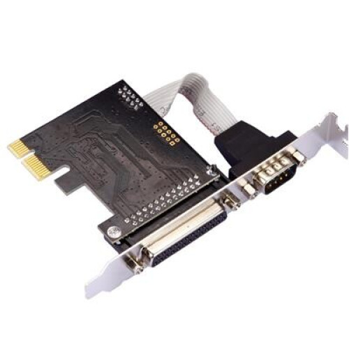 Refurbished PCI-E Serieel/Parallel Controller Kaart Tweedehands