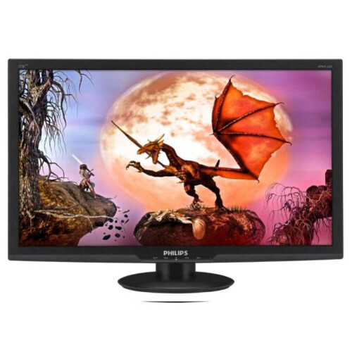 Refurbished Philips 273E3LHSB - 27 inch - 1920x1080 - DVI - HDMI - VGA - Grijs Tweedehands