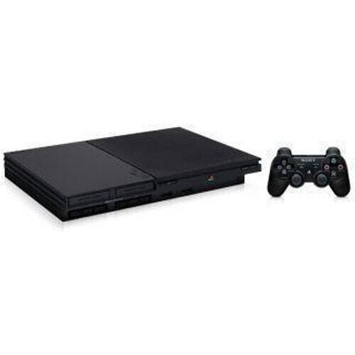 Refurbished PlayStation 2 Ultra Slim - Zwart Tweedehands