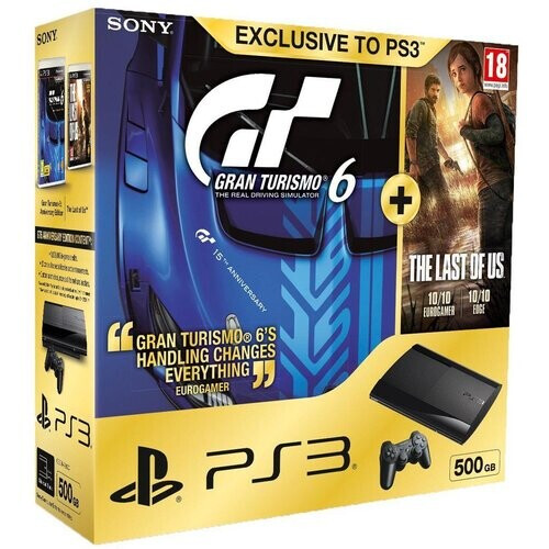 Refurbished PlayStation 3 Ultra Slim - Zwart Tweedehands