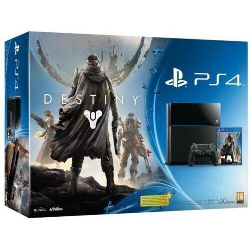 Refurbished PlayStation 4 500GB - Zwart + Destiny Tweedehands