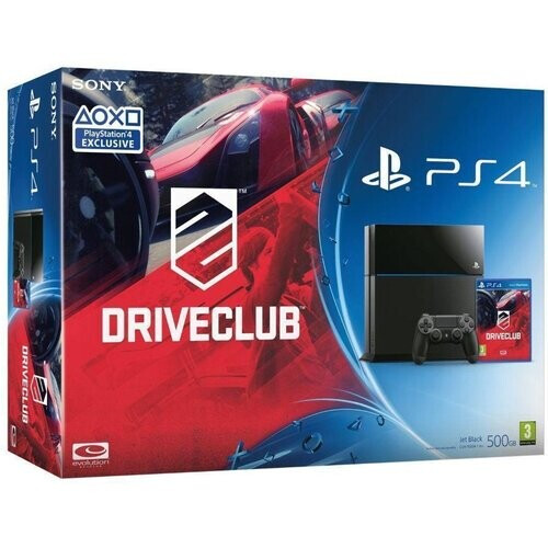 Refurbished PlayStation 4 500GB - Zwart + Drive Club Tweedehands