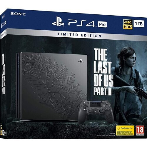 Refurbished PlayStation 4 Pro 1000GB - Zwart - Limited edition The Last of Us Part II + The Last of Us Part II Tweedehands