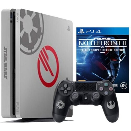 Refurbished PlayStation 4 Slim 1000GB - Grijs - Limited edition Star Wars Battlefront II + Star Wars Battlefront II Tweedehands