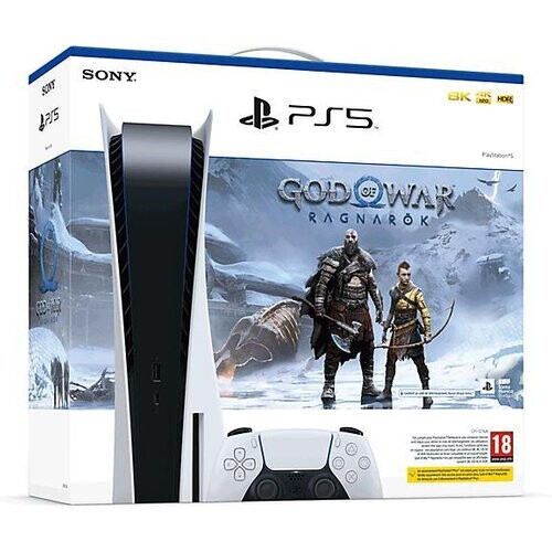 Refurbished PlayStation 5 825GB - Wit + God of War Ragnarok Tweedehands