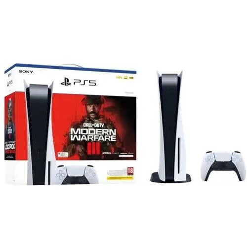 Refurbished PlayStation 5 825GB - Wit - Limited edition Call of Duty: Modern Warfare III + Call of dutty MW3 Tweedehands