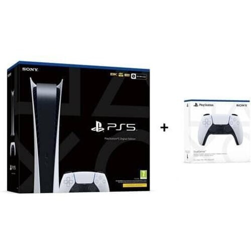 Refurbished PlayStation 5 Digital Edition 825GB - Wit Tweedehands