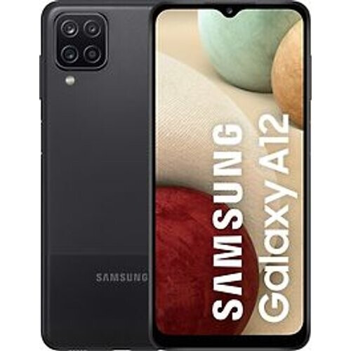 Refurbished Samsung Galaxy A12 Dual SIM 64GB [MediaTek Helio P35 versie] black Tweedehands