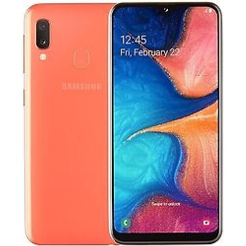 Refurbished Samsung Galaxy A20e Dual SIM 32GB oranje Tweedehands