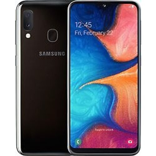 Refurbished Samsung Galaxy A20e Dual SIM 32GB zwart Tweedehands