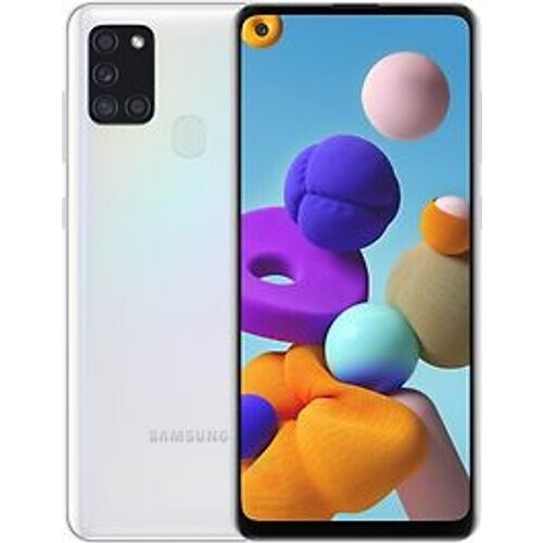 Refurbished Samsung Galaxy A21s Dual SIM 32GB wit Tweedehands