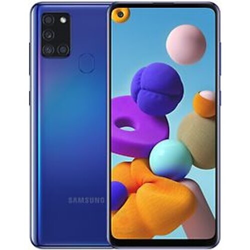 Refurbished Samsung Galaxy A21s Dual SIM 64GB blauw Tweedehands