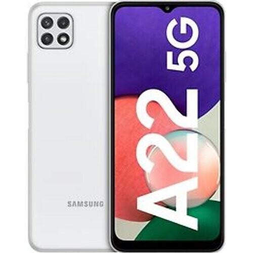 Refurbished Samsung Galaxy A22 5G Dual SIM 128GB wit Tweedehands
