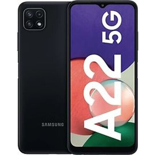 Refurbished Samsung Galaxy A22 5G Dual SIM 64GB grijs Tweedehands