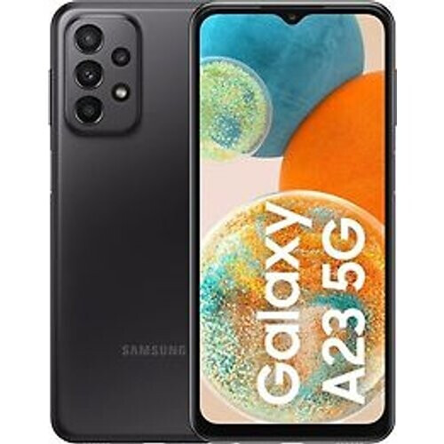 Refurbished Samsung Galaxy A23 5G Dual SIM 128GB zwart Tweedehands