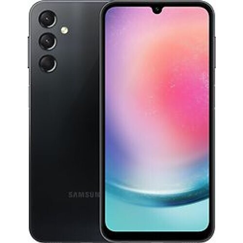 Refurbished Samsung Galaxy A24 Dual SIM 128GB black Tweedehands