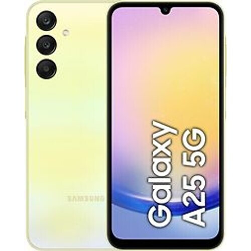 Refurbished Samsung Galaxy A25 5G Dual SIM 256GB geel Tweedehands