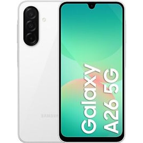 Refurbished Samsung Galaxy A26 5G Dual SIM 128GB white Tweedehands