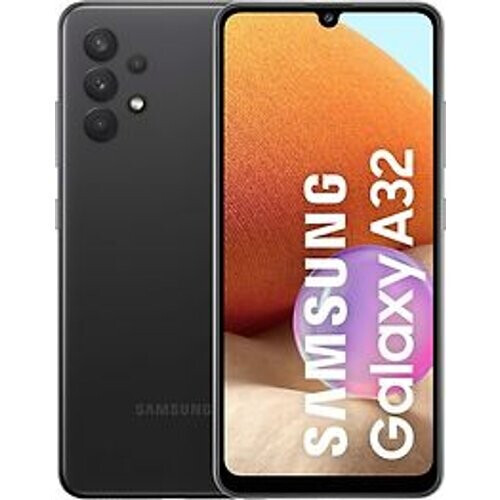 Refurbished Samsung Galaxy A32 4G Dual SIM 128GB zwart Tweedehands