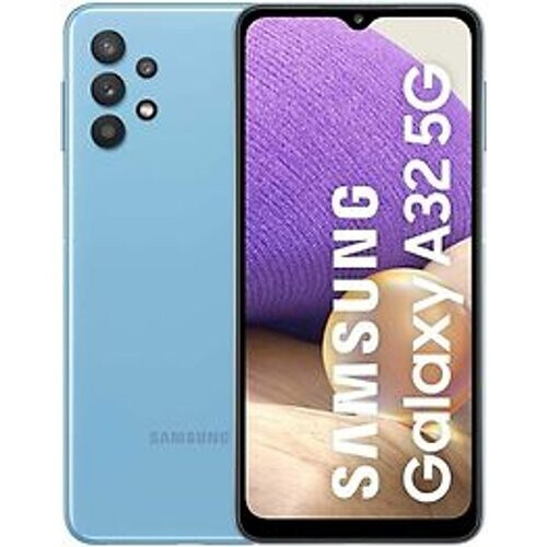 Refurbished Samsung Galaxy A32 5G 64GB Dual SIM blauw Tweedehands