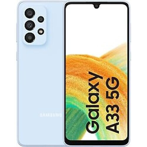 Refurbished Samsung Galaxy A33 5G Dual SIM 128GB blauw Tweedehands