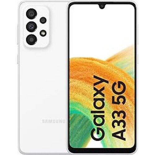 Refurbished Samsung Galaxy A33 5G Dual SIM 128GB wit Tweedehands