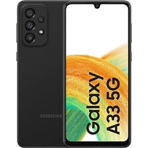Refurbished Samsung Galaxy A33 5G Dual SIM 128GB zwart Tweedehands