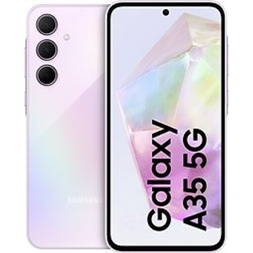 Refurbished Samsung Galaxy A35 5G Dual SIM 256GB awesome lilac Tweedehands