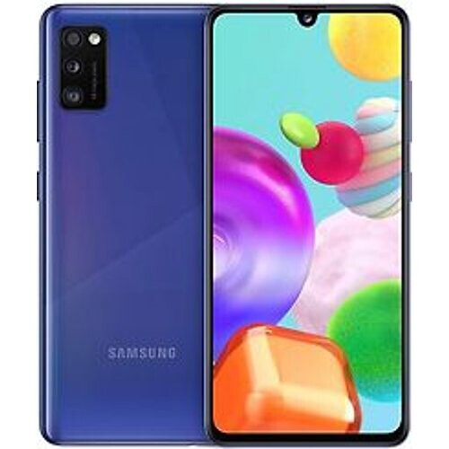 Refurbished Samsung Galaxy A41 Dual SIM 64GB blauw Tweedehands