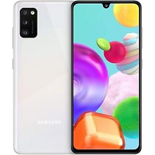 Refurbished Samsung Galaxy A41 Dual SIM 64GB wit Tweedehands