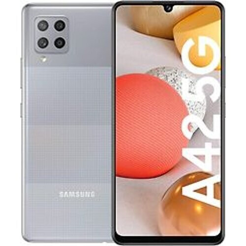 Refurbished Samsung Galaxy A42 5G Dual SIM 128GB grijs Tweedehands