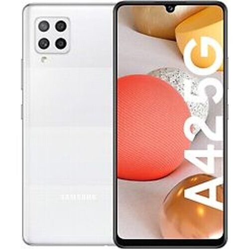Refurbished Samsung Galaxy A42 5G Dual SIM 128GB wit Tweedehands