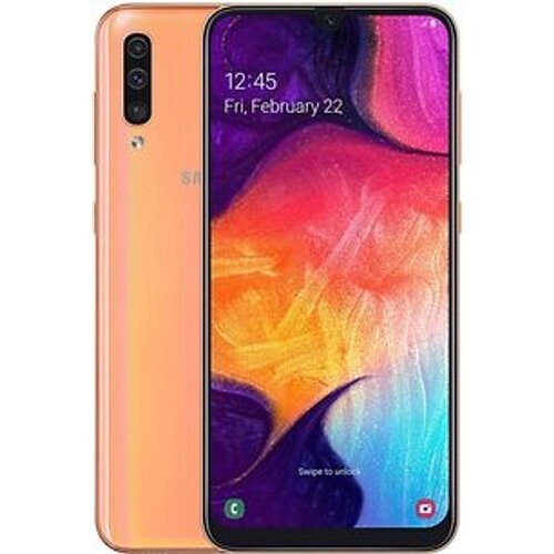 Refurbished Samsung Galaxy A50 Dual SIM 128GB roze Tweedehands