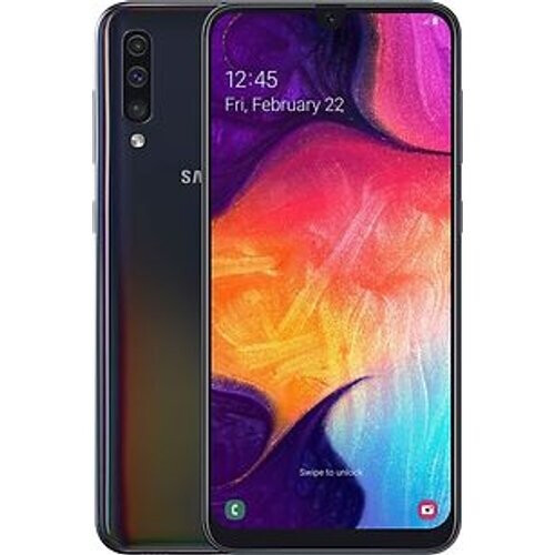 Refurbished Samsung Galaxy A50 Dual SIM 128GB zwart Tweedehands