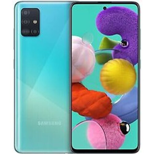Refurbished Samsung Galaxy A51 Dual SIM 128GB blauw Tweedehands
